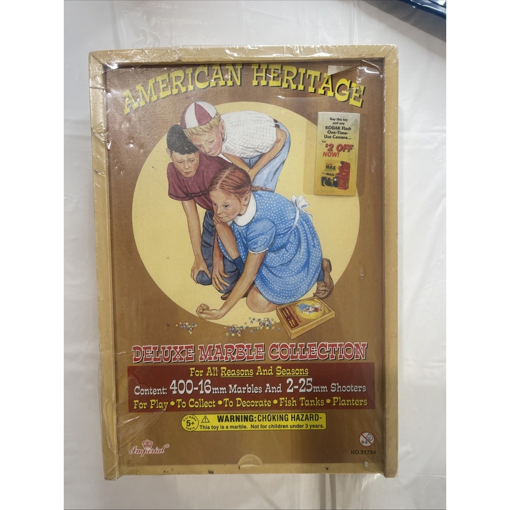 American Heritage Deluxe Marble Collection Vintage Set Brand New In Box 400 PCS